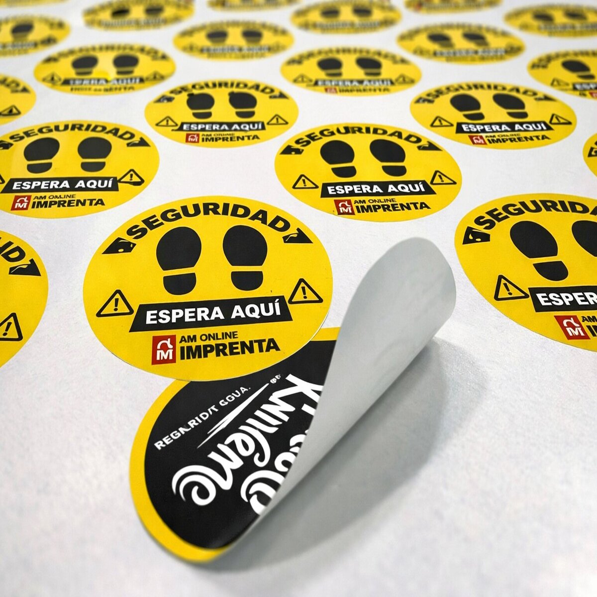 Vinilos adhesivos suelo SEGURIDAD